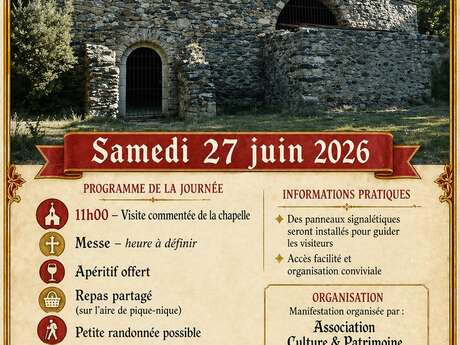 VISITE DE LA CHAPELLE ET AUBERGE ESPAGNOLE - LE VIVIER