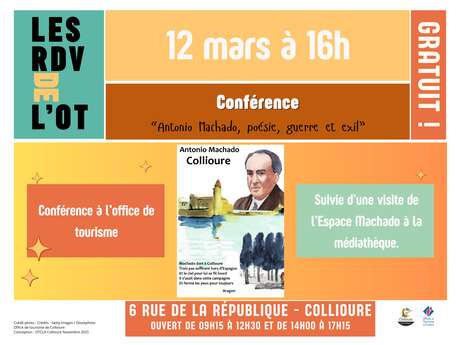 L'ASSOCIATION FONDATION ANTONIO MACHADO S'INVITE À L'OFFICE DE TOURISME