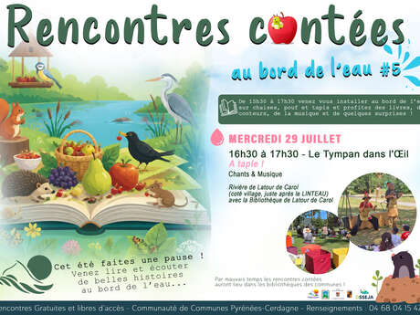 RENCONTRES CONTÉES AU BORD DE L'EAU