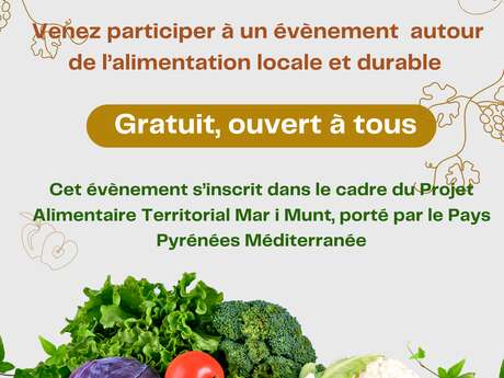 SOIRÉE D’ÉCHANGE AUTOUR DE L’ALIMENTATION LOCALE ET DURABLE