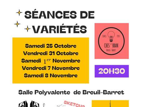 Séances de variétés à Breuil Barret