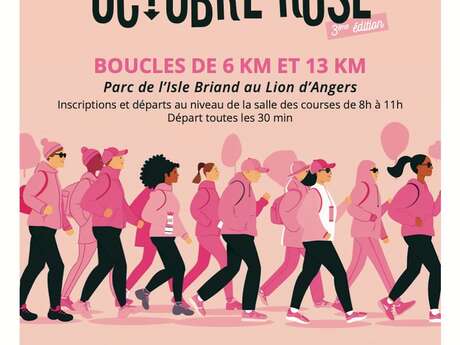 Marche pour Octobre Rose - Le Lion d'Angers