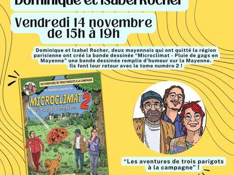 SEANCE DE DEDICACES : DOMINIQUE ET ISABEL ROCHER