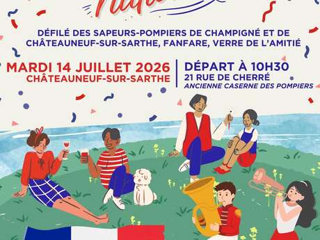 Fête nationale - Châteauneuf-sur-Sarthe (les Hauts d'Anjou)