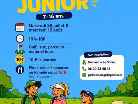 Stage journée junior à Anjou Golf - Champigné