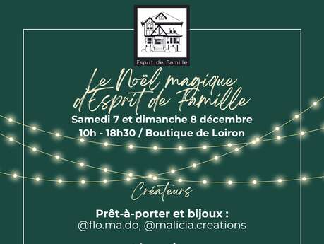 Marché de Noël chez Esprit de Famille - Boutique Loiron-Ruillé