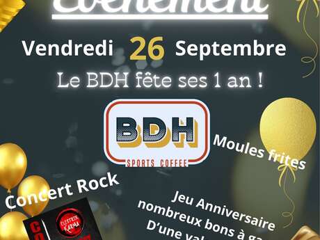 Soirée Evenement au BDH