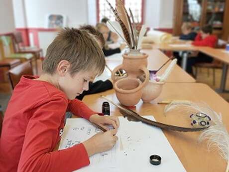 Atelier de calligraphie à Baugé