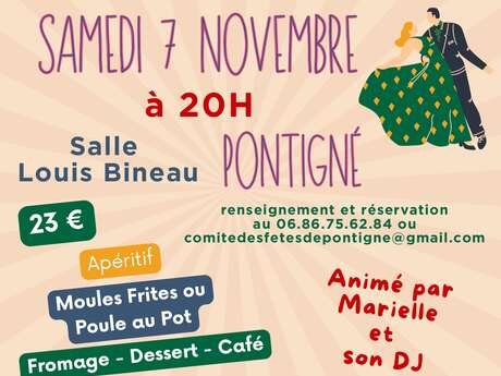 Repas dansant à Pontigné