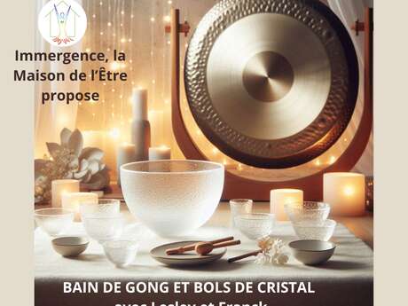 Bain de Gong et bols de cristal