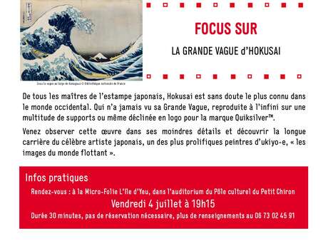 Focus sur la grande vague d'Hokusai