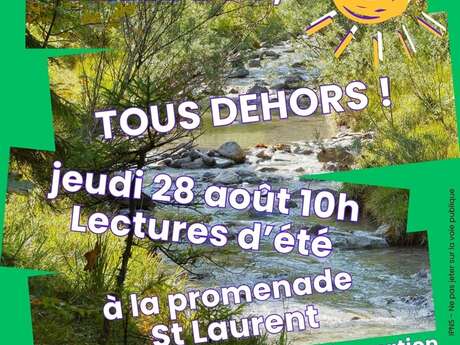 Allez zou, tous dehors ! (lectures en plein air)