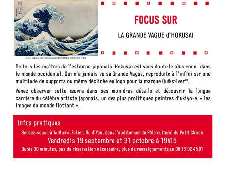 Focus sur la grande vague d'Hokusai
