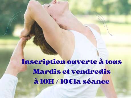 Yoga au camping Le Parc des Vaux