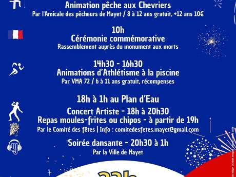 Festivités du 14 juillet Mayet