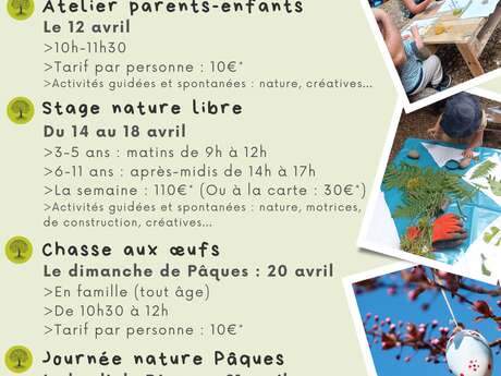 Atelier nature parents enfants