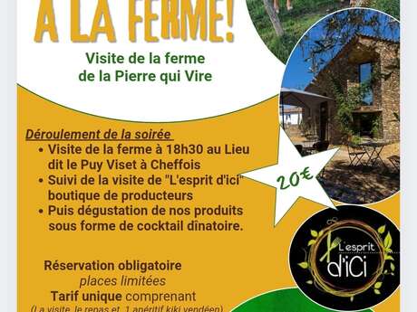 Visite de la ferme de la Pierre qui vire