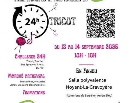 24h tricot et marché artisanal autour de la laine - Noyant-la-Gravoyère