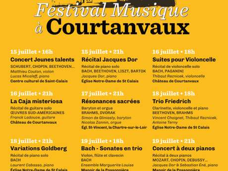 Résonances sacrées - Festival Musique à Courtanvaux