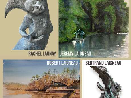 Exposition peinture et sculpture - Atelier Legault