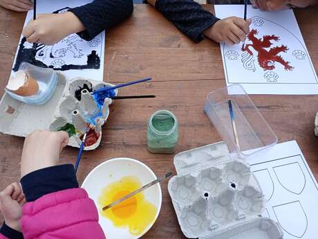 Atelier "Peinture à l'œuf"