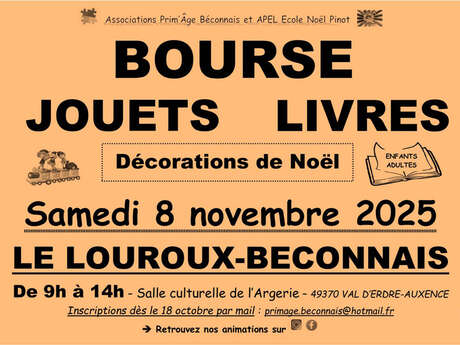 Bourse aux jouets et aux livres - Le Louroux-Béconnais