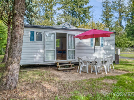 Mobil-home au camping du Port Sainte Marie