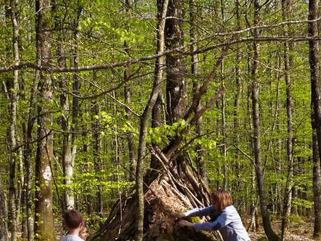 Balade famille "Mission : construire une cabane !"