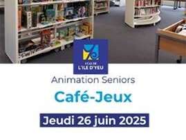 Animation Séniors - CAFE - JEUX au Pôle culturel du Petit Chiron