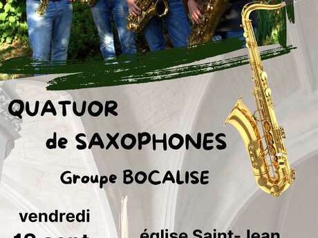 Concert Quatuor Bocalise « Saxophone »