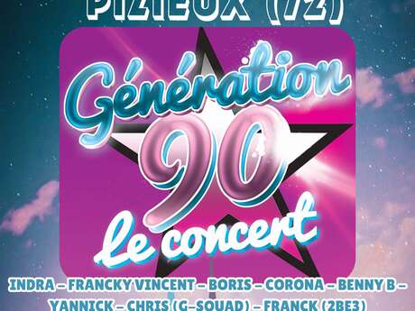 Concert "Génération 90"