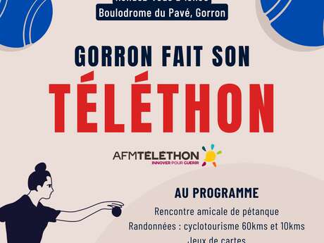 GORRON FAIT SON TÉLÉTHON