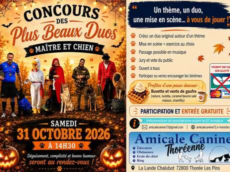 Amicale Canine Thoréenne - Concours des Plus Beaux Duos – 6? édition