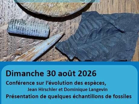 Conférence "Les fossiles et l'histoire de la vie"