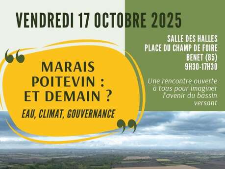 Colloque « Marais Poitevin : et demain ? Eau, climat, gouvernance »