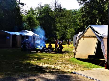 Le Pont nature camping area