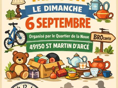Vide grenier-maison à Saint-Martin-d'Arcé
