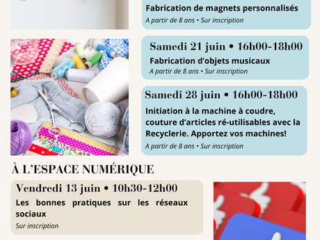 Les animations du FabLab au Pôle culturel du Petit Chiron