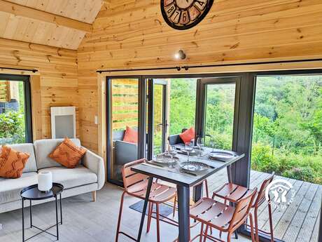 CHALET 25 LE VICOIN, CAMPING DE COUPEAU, 4 PERS, MEZZANINE