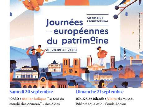 Journées Européennes du Patrimoine Journées Européennes du Patrimoine