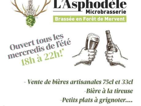 Ouverture au public de la brasserie L'Asphodèle