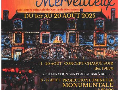 "Le château merveilleux" : spectacle de son et lumière au château de la Lorie