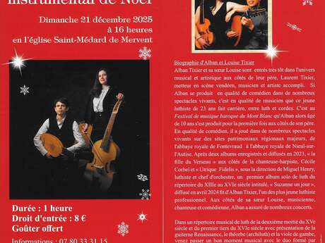 Concert instrumental de Noël - Louise et Alban Tixier