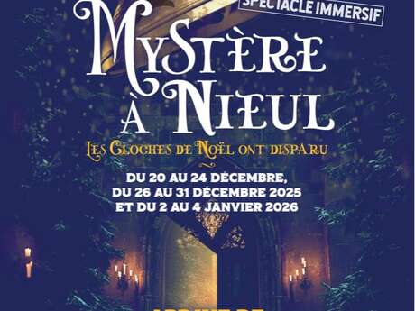 "MYSTÈRE À NIEUL" À L'ABBAYE DE NIEUL-SUR-L'AUTISE