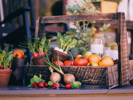 Marché de producteurs en Anjou bleu - Le Louroux-Béconnais