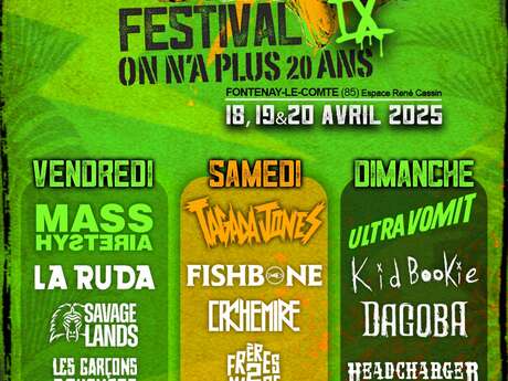 FESTIVAL "ON N'A PLUS 20 ANS !"