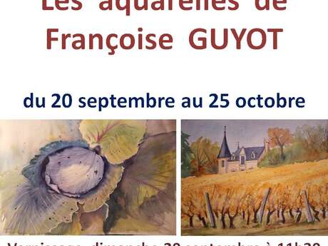 les aquarelles de Françoise Guyot