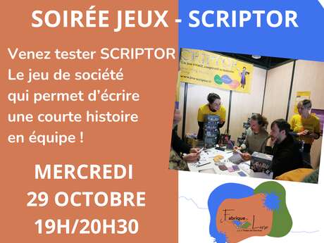 SOIRÉE JEUX de la librairie-café A Contre Courant