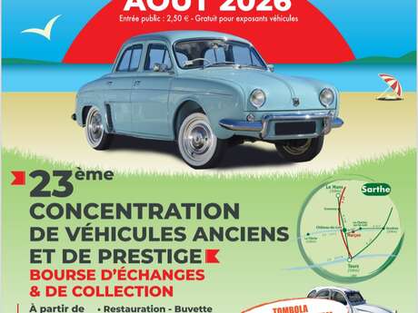Marçon Classic Expo voitures anciennes  bourse d'échanges par Ani'Marçon