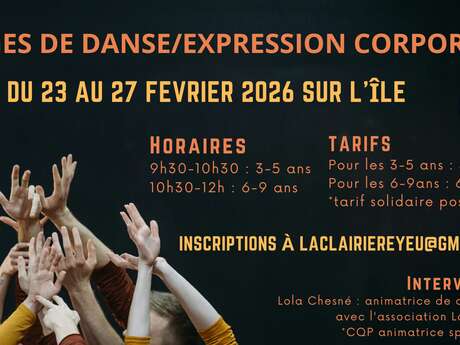 Stage expression corporelle/danse enfants